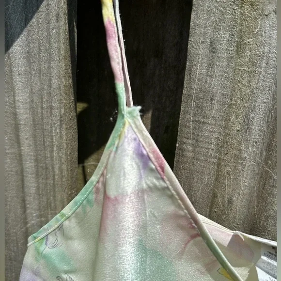 Vintage Dentelle Floral Slip Dress Sz S - Picture 4 of 6